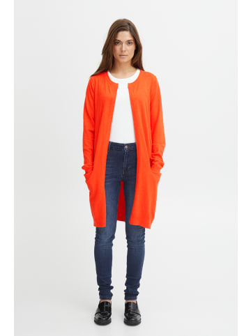 Pulz Strickjacke PZSARA Regular fit in Cherry Tomato Melange