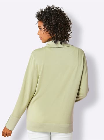 creation L Feinstrickjacke in pistazie