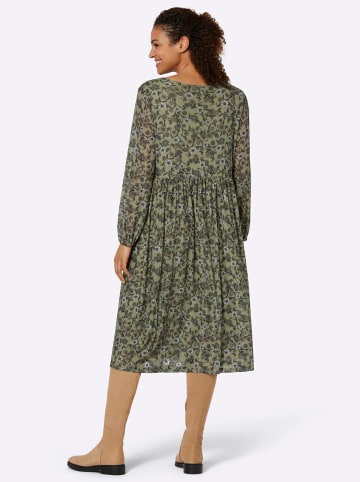 WITT WEIDEN Mesh-Kleid in schilf-bedruckt