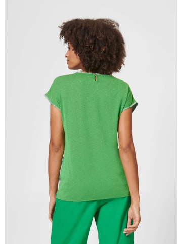 MADELEINE Gemustertes Shirt in dschungelgrün / multicolor