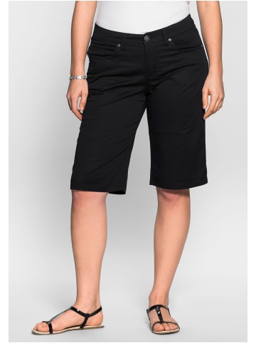 sheego Bermudas in schwarz