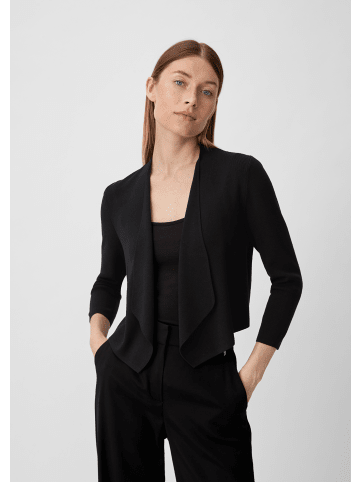 comma Strickjacke 3/4 Arm in Schwarz