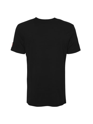 Roberto Geissini Stitched Skull T-Shirt Schwarz Blau