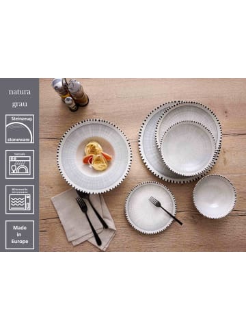 Ritzenhoff & Breker 6er Set Gourmetteller Natura ø 28 cm in Grau