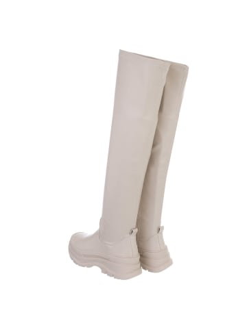 Ital-Design Stiefel in Beige