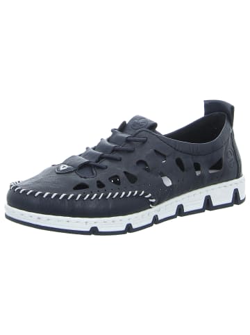 rieker Sportlicher Slipper in blau