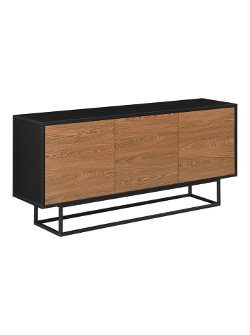 en.casa Sideboard Boxholm in Braun (H)55cm (B)120cm (T)30cm