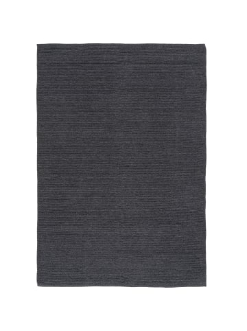 Pergamon Natur Teppich Wolle Skara in Anthrazit