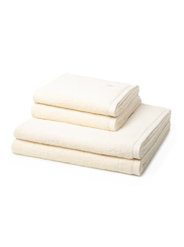 Ross 2 X Handtuch 2 X Duschtuch im Set Vita in Sand