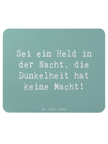Mr. & Mrs. Panda Maus Pad Spruch Angst vor Dunkelheit überwinden... in Meeresbrise