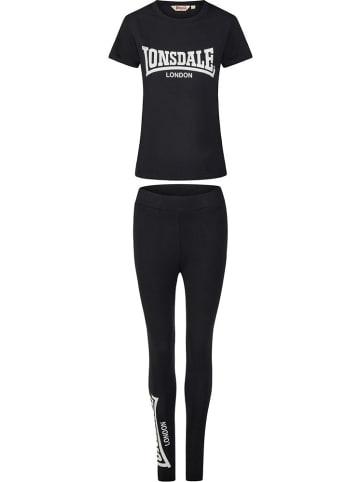 Lonsdale Shirt "Juniper" in Schwarz