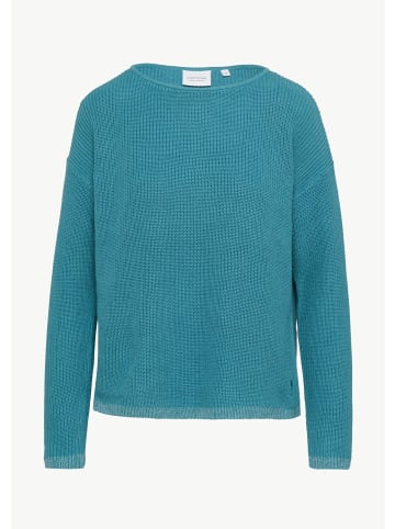 comma Strickpullover in 6350_türkisblau