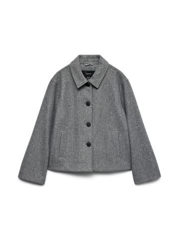 Vero Moda Mantel in Medium Grey Melange