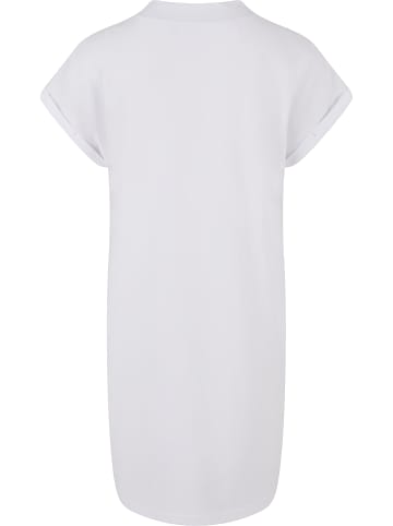 Urban Classics Urban Classics Damen Girls Turtle Extended Shoulder Dress in black+white