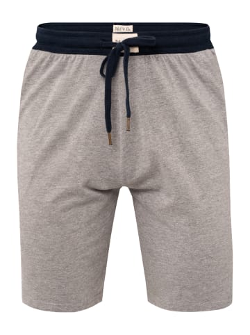 Phil & Co. Berlin  Pyjama Shorty in gestreift-grau