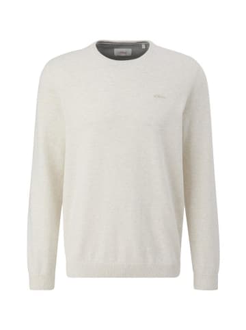 S.OLIVER RED LABEL Pullover in creme