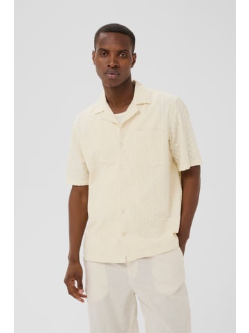 Matinique Kurzarmhemd MAklampo Gerade Passform in Off White