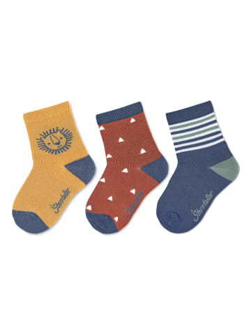 Sterntaler Socken Löwe, 3er-Pack in gelb