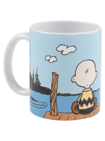 Snoopy The Peanuts Snoopy Tasse See Charlie Brown Kaffeetasse Becher 320 ml in weiß