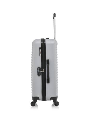 BlueStar Mittelgroßer Koffer BRAZILIA in Grau (64L)
