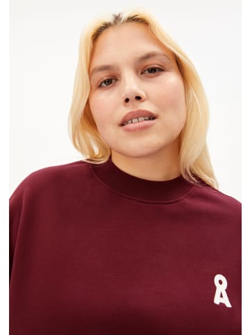 armedangels Sweatshirt Iconic Å Alizaa in bordeaux