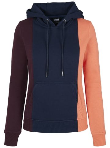 Urban Classics Sweat & Fleece - Hoody in redwine/midnightnavy