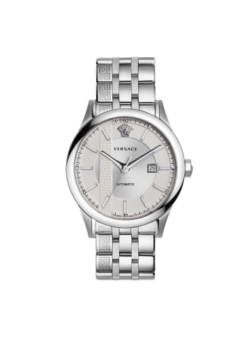 Versace Schweizer Uhr Aiakos Silberfarben in silber