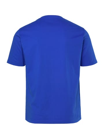 Men Plus Kurzarm T-Shirt in kobaltblau