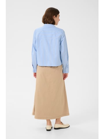 CULTURE Langarm - Hemd CUdaimi Relaxed fit in Blue/White Stripe