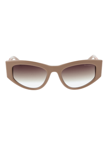 Trussardi Damen Sonnenbrillen Quadrat Beige