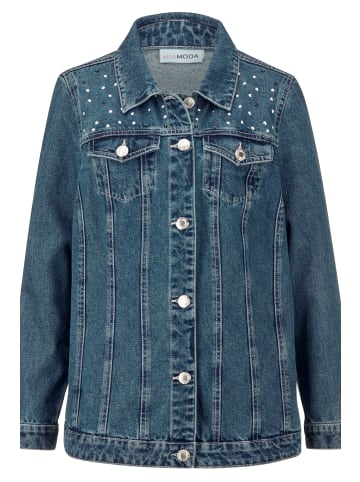 MIAMODA Jacke in blue denim