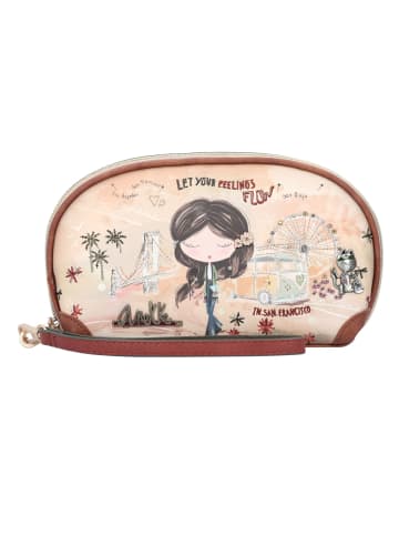 Anekke Peace & Love Clutch Geldbörse 22 cm in mehrfarbig