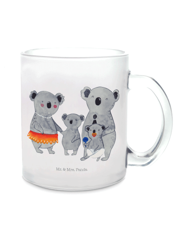 Mr. & Mrs. Panda Teetasse Koala Familie ohne Spruch in Transparent