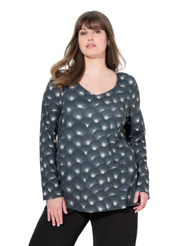 Ulla Popken Langarmshirt in schwarz