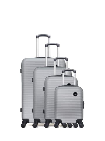 BlueStar 4 tlg. Kofferset LONDON M in Grau (95L/64L/37L/26L)