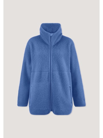 Hessnatur Wollfleece Jacke in kornblume