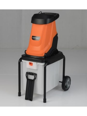 COSTWAY Häcksler Garten 2800 W in Orange