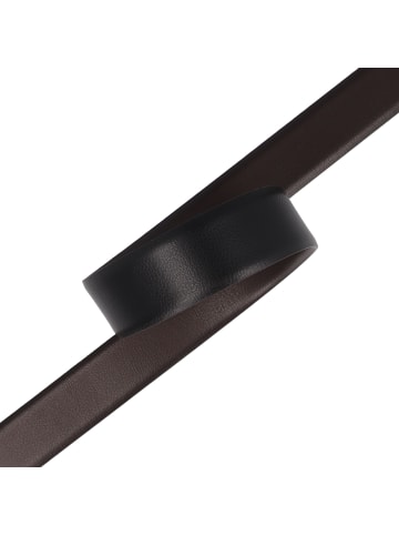 Strellson Wendegürtel Leder black-d'brown