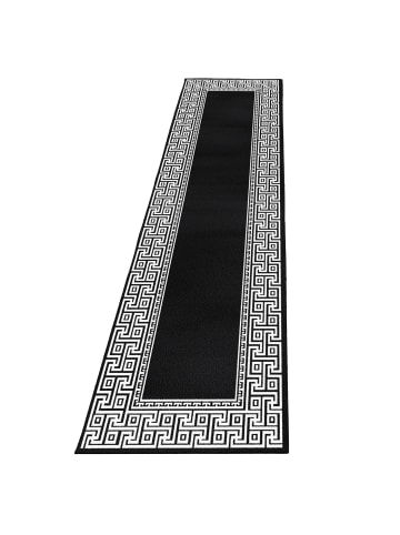 Teppich Boss Kurzflor Teppich Paolo Schwarz