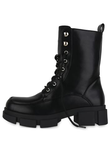 VAN HILL Schnürstiefeletten Olivia in Schwarz