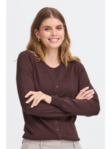 Fransa Langarm FRZUBASIC Slim fit in Chocolate Torte