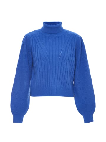 DreiMaster Damen Rollkragenpullover in BLAU