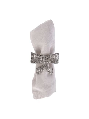 Butlers Serviettenring ROYAL HEIGHTS 4er-Set in Silber
