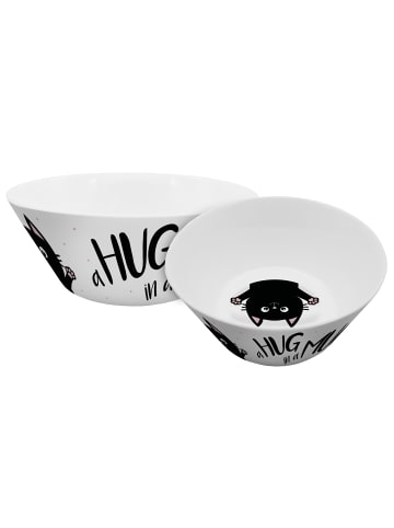 Geda Labels Müslischale Hug in a Mug in Weiß - 400 ml