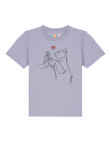 wat? Apparel T-Shirt Cathand in Lavender