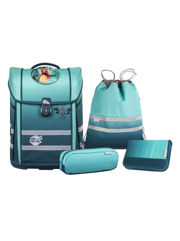 McNeill Perfecto Schulranzen-Set 5-teilig Gradient Blue Lagoon