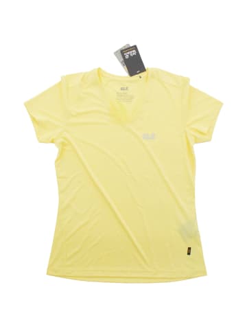 Jack Wolfskin Shirt Crosstrail Tee in Gelb