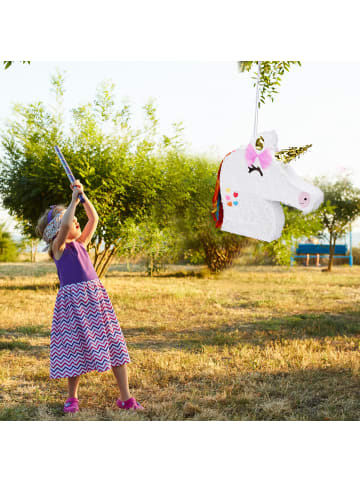 relaxdays Pinata Einhorn in Weiß