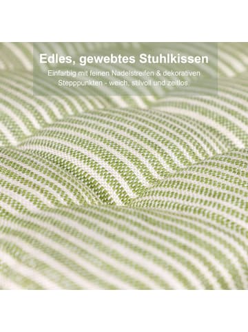 Tom Tailor Sitzkissen FRESHSTRIPE in Grün