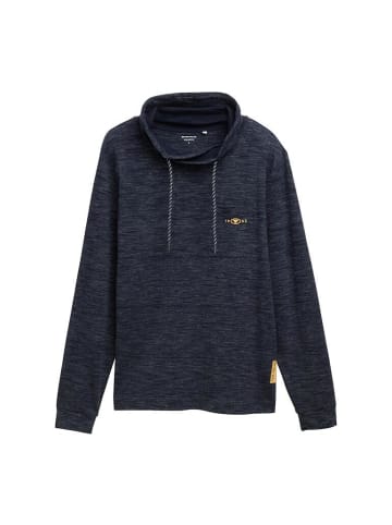 Tom Tailor Langarmshirt in sky captain blue stripy inject